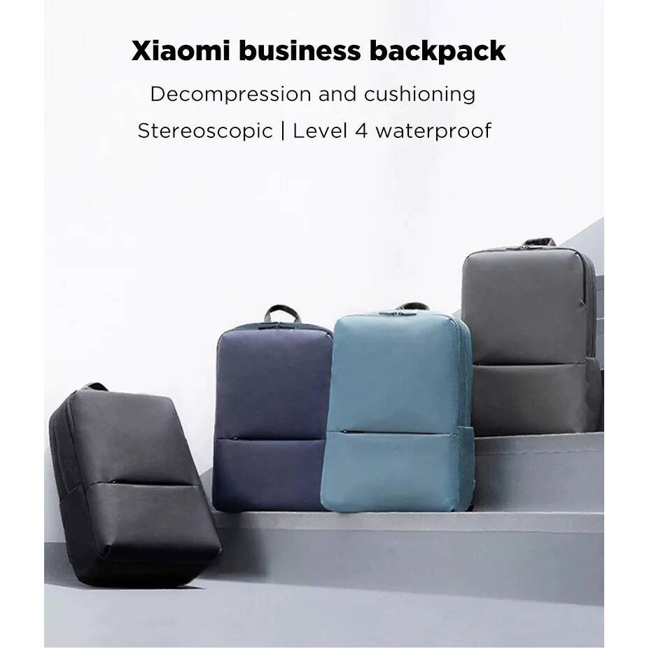 XIAOMI Mi Classic Business Backpack 2 - 18L Large Capacity - JDSW02RM - Tas Ransel Xiaomi Waterproof