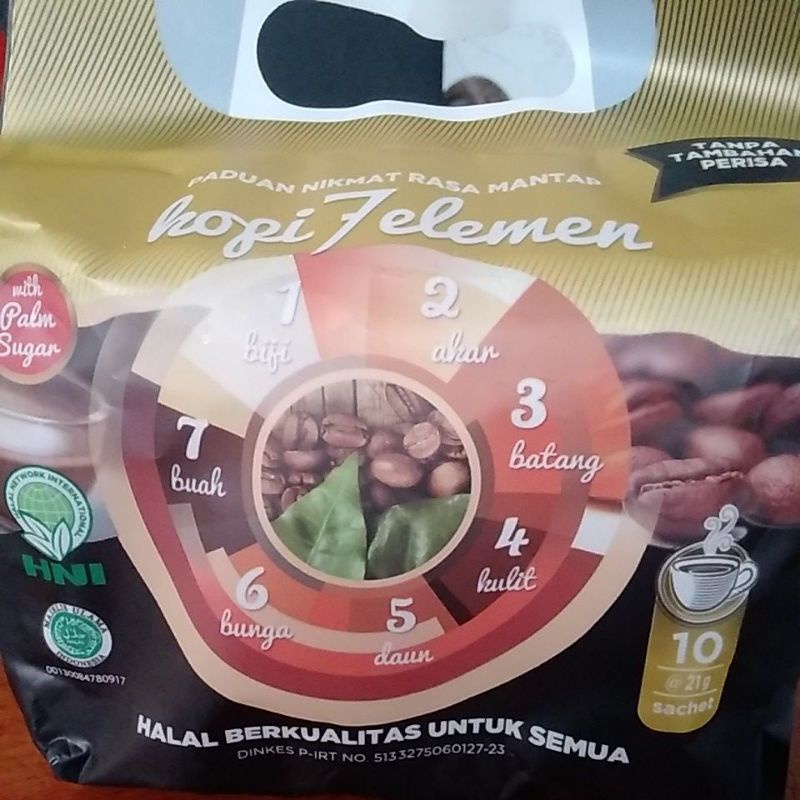 

Kopi 7 Elemen Premium/ Sevel Premium Kopi HNI Baru