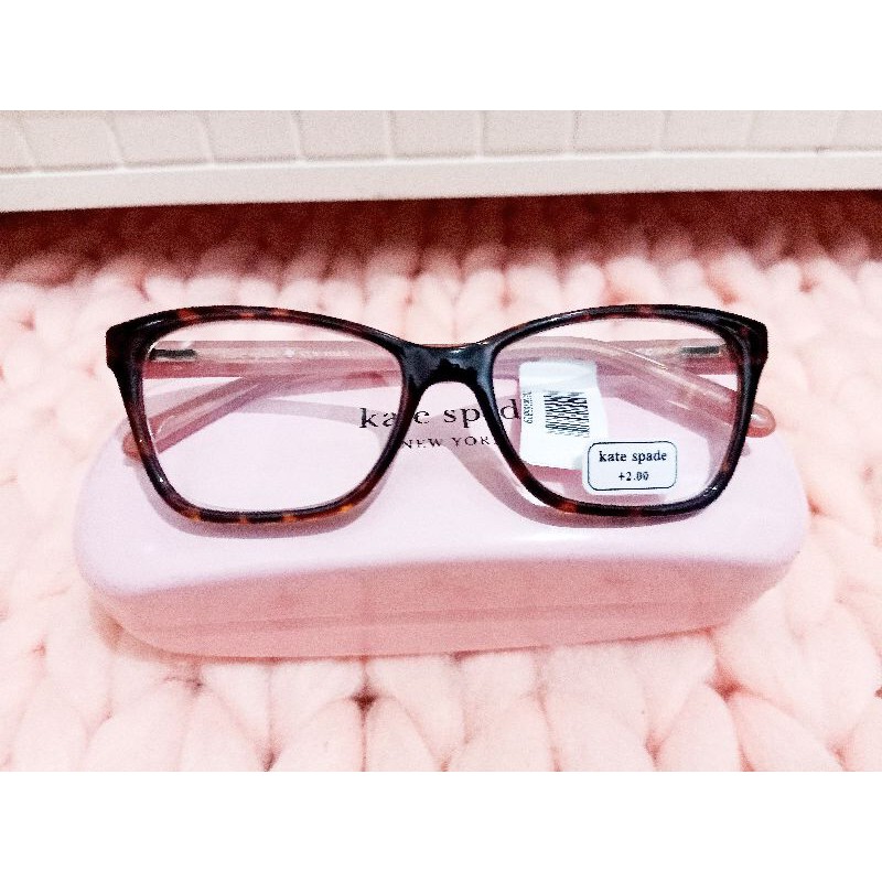 Kate Spade Pava reading glasses Tortoise pink