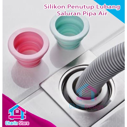Silikon Penutup Lubang Saluran Pipa Air Sink Mesin Cuci Anti Bau