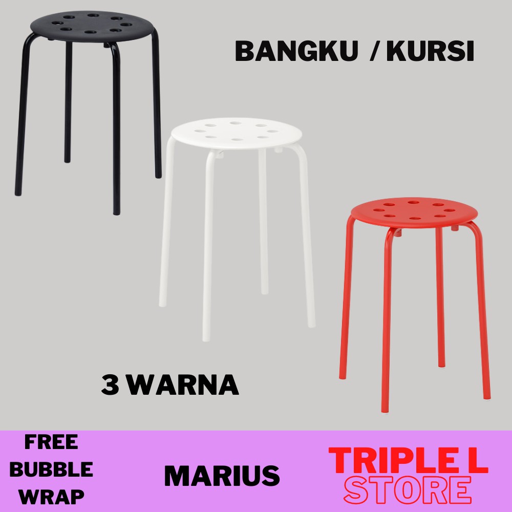 Kursi Bangku Kursi Baso Cafe  Teras Besi Bulat