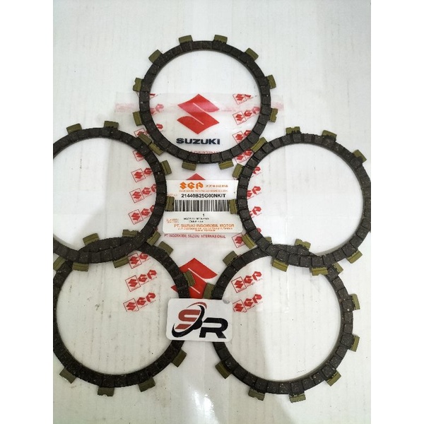 PLAT KOPLING KAMPAS KOPLING SUZUKI SGP ORIGINAL SATRIA FU 150 RGP TRS  THUNDER  125  KELENGKAPAN PRODUK 5 PIS