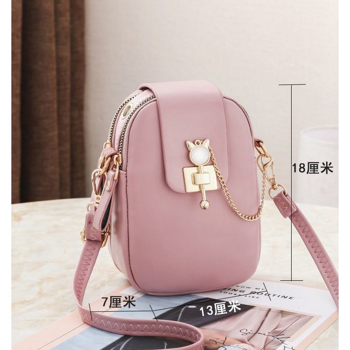 BJ268621 - BEIGE/BLACK/BROWN/KHAKI/PINK/RED - TAS SLINGBAG MODEL KUNCI DOMPET HP MINI SLEMPANG TAS WANITA FASHION IMPORT MODIS ELEGAN TERMURAH TERLARIS TERBARU BAGSTORE JAKARTA TAS BATAM BQ3172 JT68621 GT1626 LT1890 CR7694