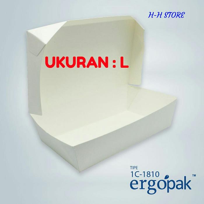 Adiaoffc Paper Lunch Box Uk=L (Ergopak) Harga Grosir