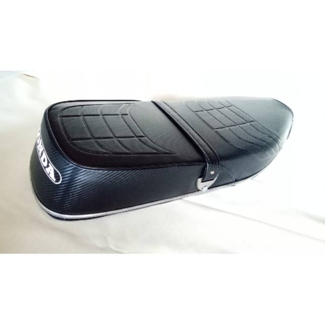 Jok Motor C70 perahu cover carbon lengkap sabuk