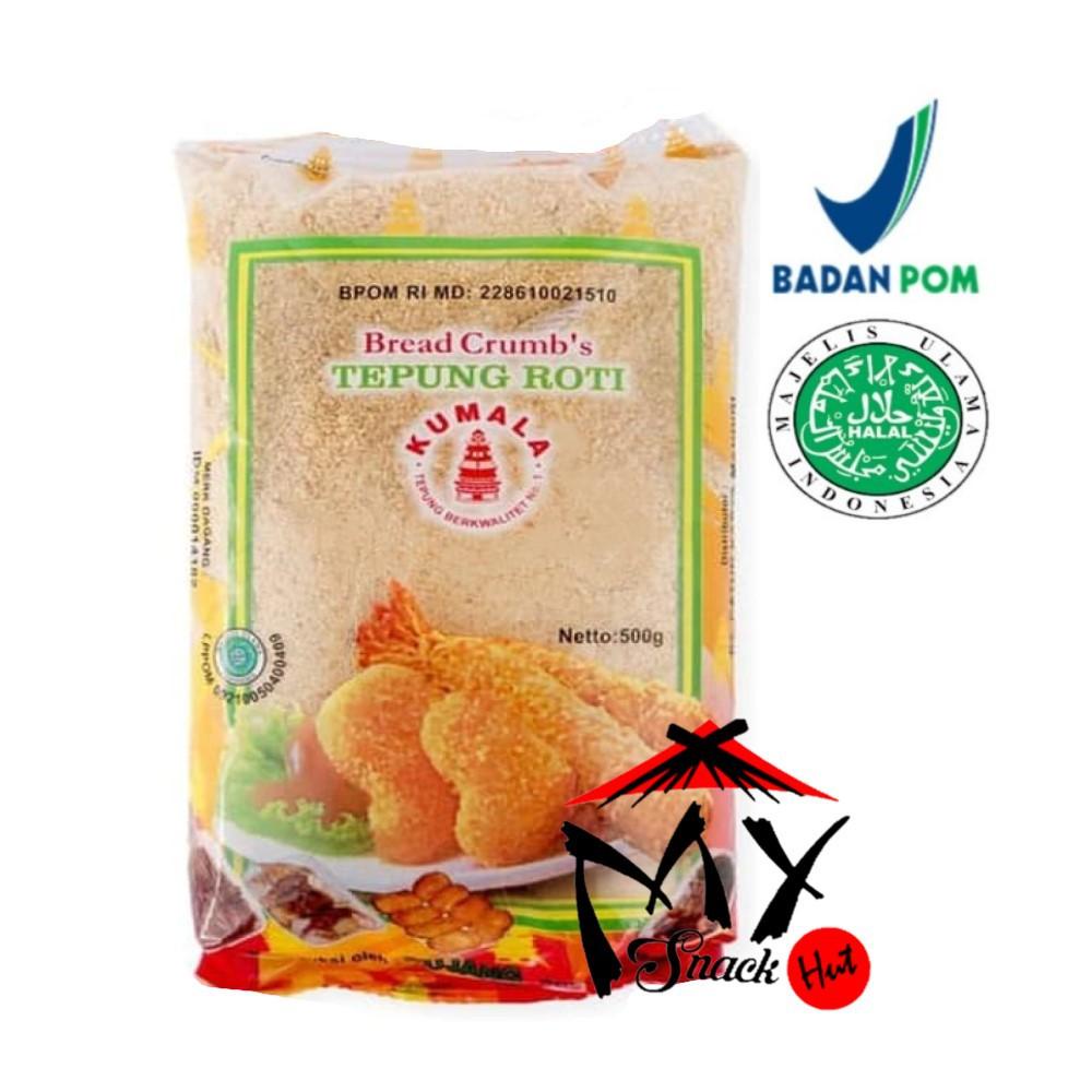 

KUMALA BREAD CRUMB HALUS 500GR - TEPUNG ROTI PANIR - TEPUNG BREAD CRUMB'S PANER GROUND HALAL MUI Berkualitas