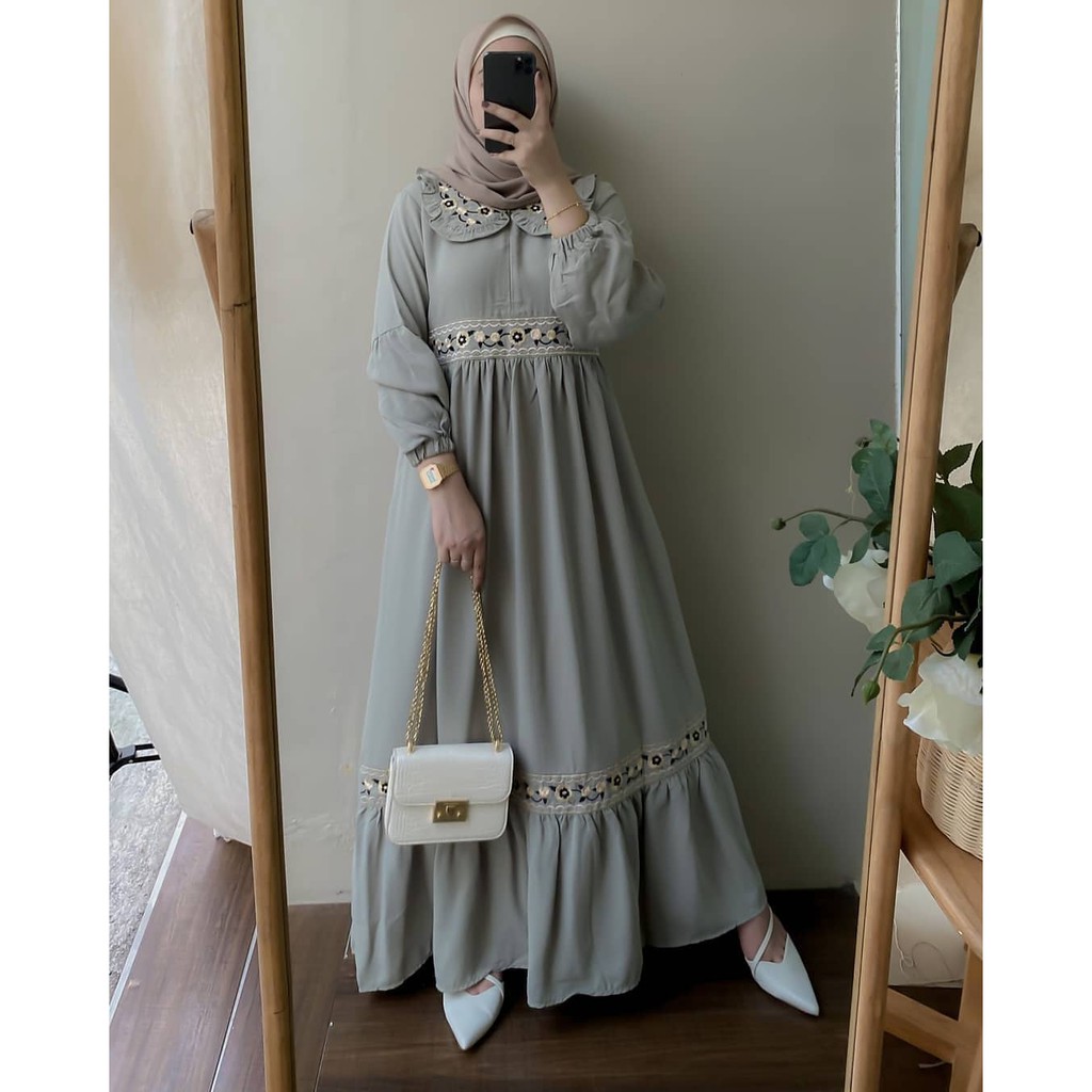 BELOVA DRESS [COD] - Gamis Remaja  Gamis Jumbo  Drss Muslim  Dress Kondangan  Gamis Terbaru 2021