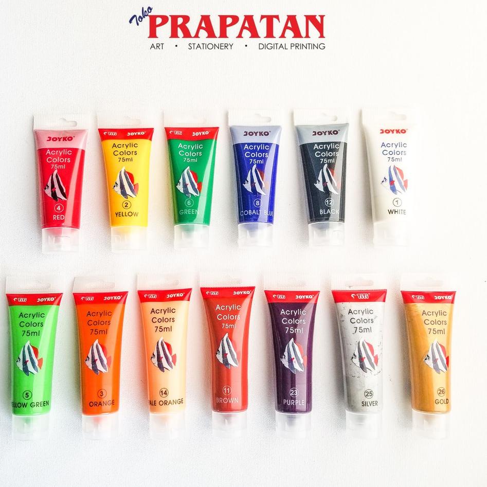 

Hati-hati barang tiruan Titi Joyko Acrylic Paint / Cat Akrilik Titi Joyko 75 ml げ 9