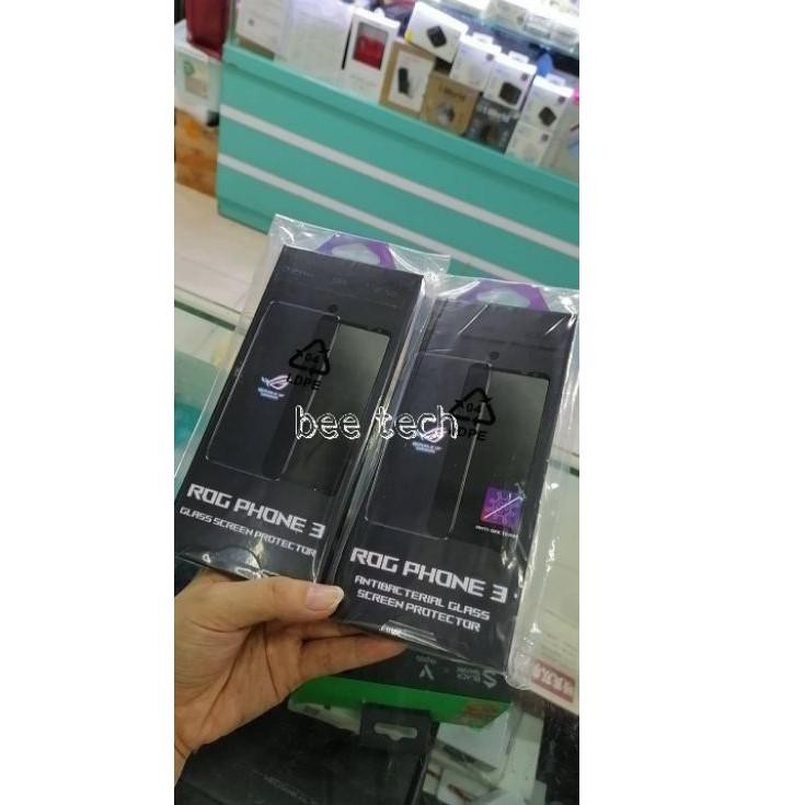 Paling Diminati ROG PHONE 3 GLASS SCREEN PROTECTOR ORIGINAL BY ASUS ROG 3  100% temperglass ROG 3