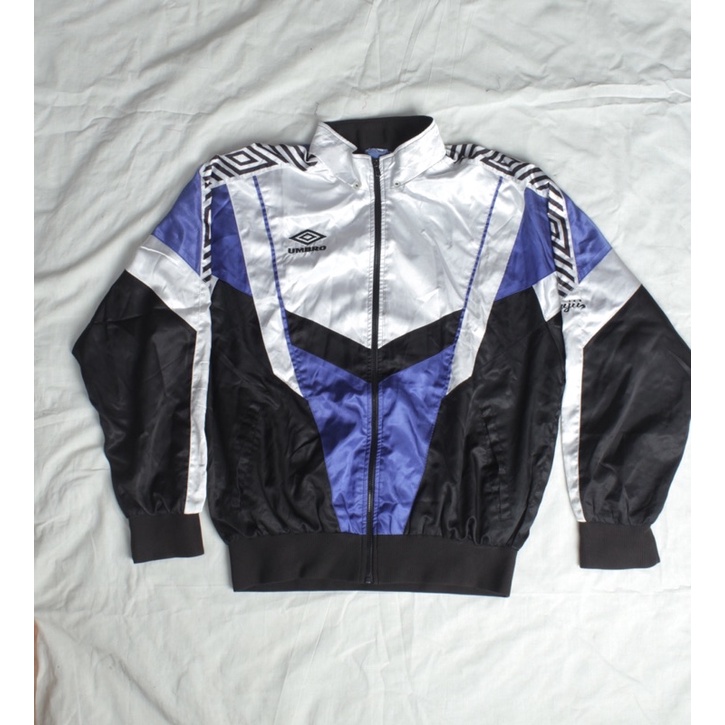 jaket colorblock umbro second vintage