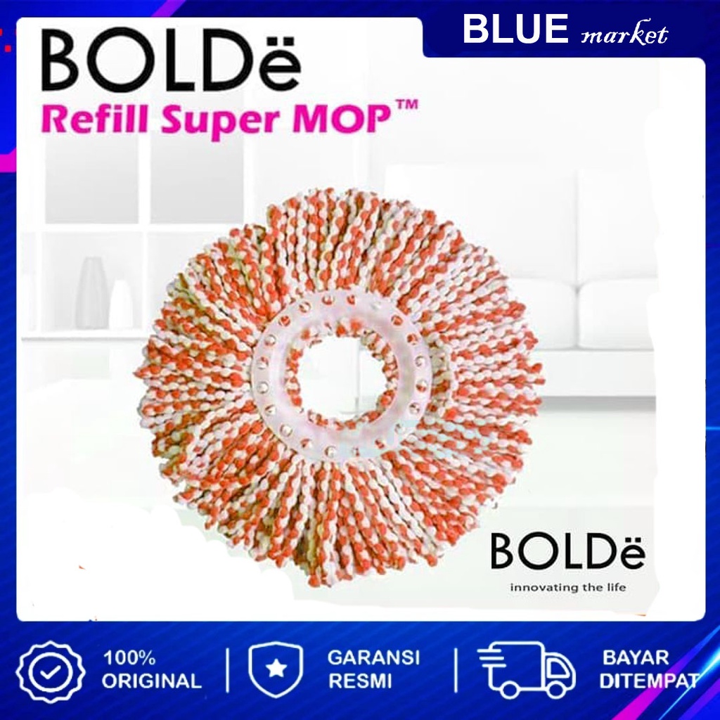 BOLDE SUPER MOP REFILL SEMUA TYPE