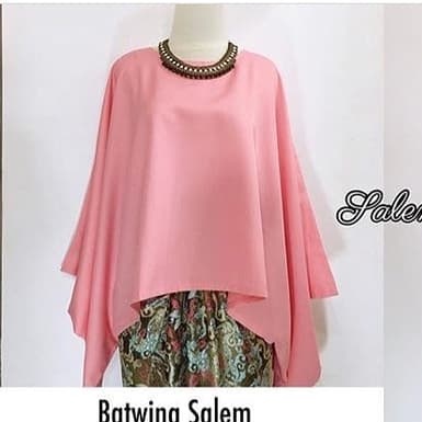 Kebaya Modern Atasan Batwing Navy dan Lainnya