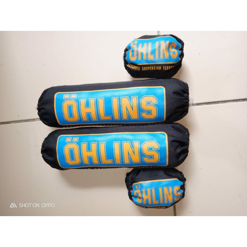 cover sokbreker belakang ohlins plus cover tabung khusus sepasang