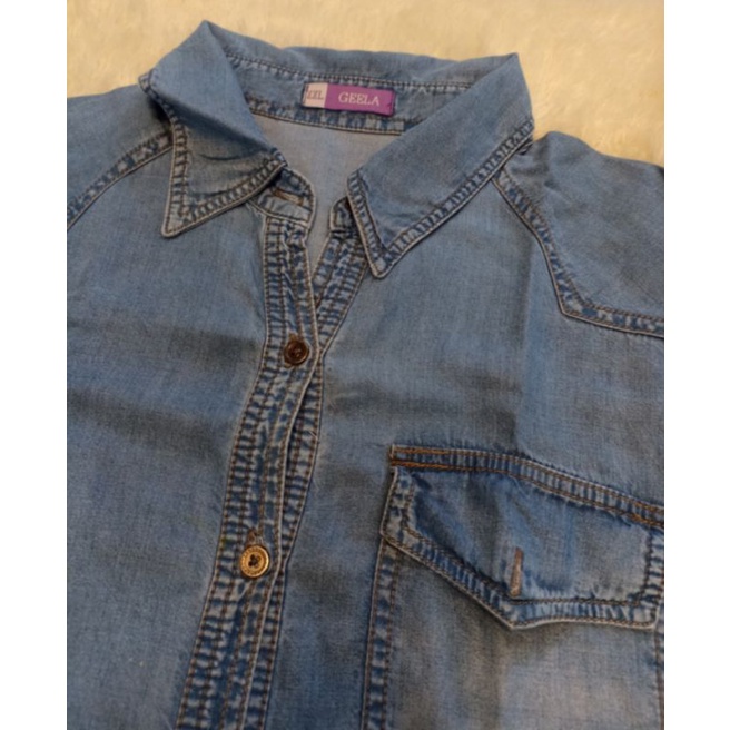 Kemeja Denim Geela