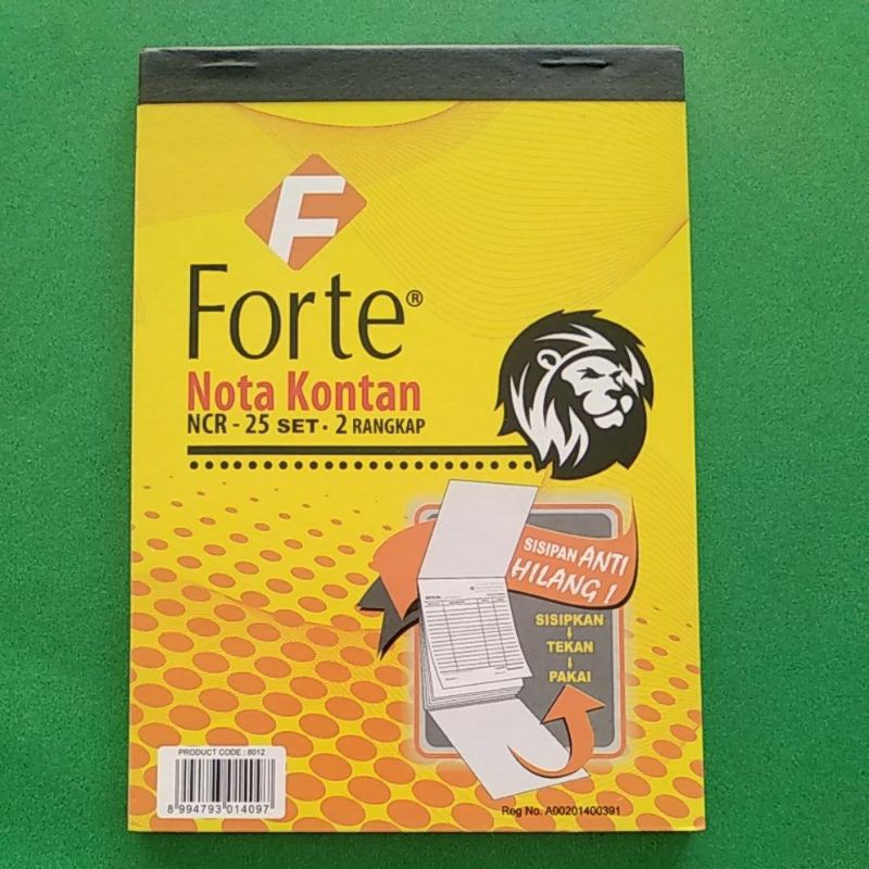 

Nota Kontan Rangkap 2 Forte (K2 NCR)