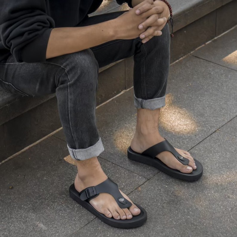 Dream Series | Original Sendal Jepit Kulit Santai Kasual Pria Cowok Sandal Footwear | FORIND x Joey