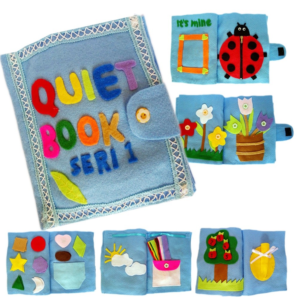 Quiet Book Seri 1 Edukatif Activity Book