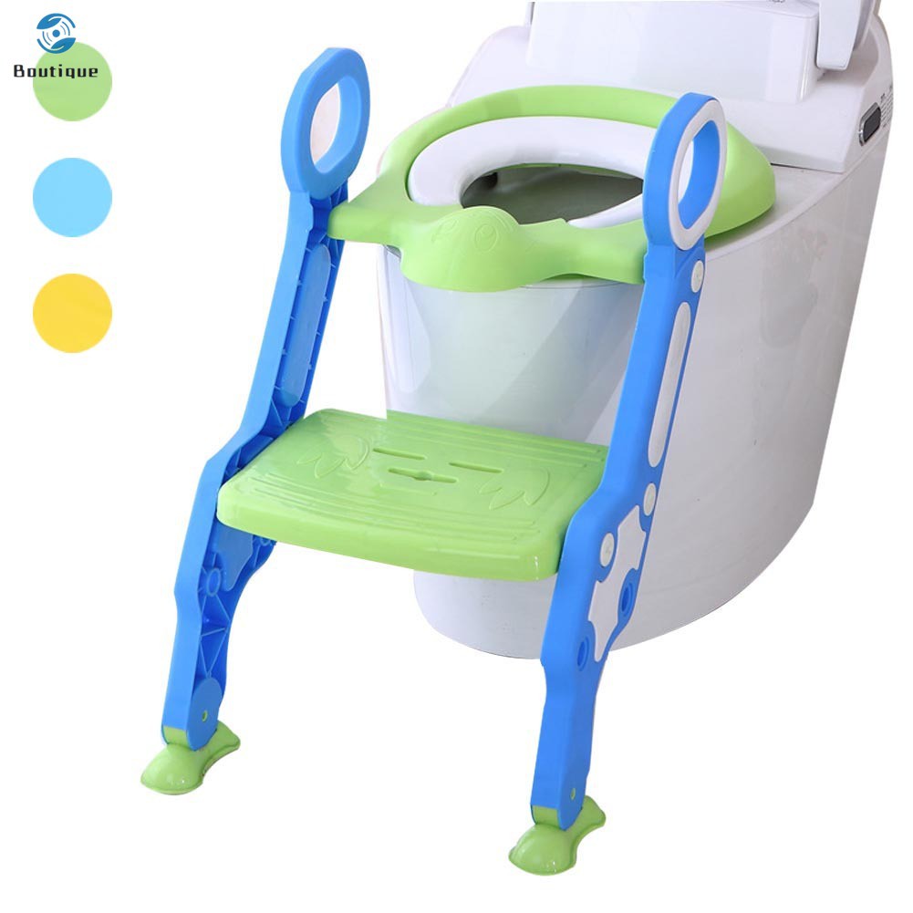 Baby Children Kids Potty Seat With Ladder Cover Toilet Folding Chair Pee Training Urinal Seating Shopee Indonesia