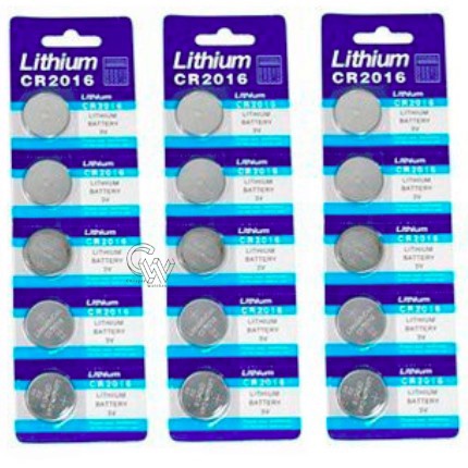 Cheaper-BATERAI KANCING LITHIUM CR2016 3V BATTERY BATRE BATEREI LITHIUM CR-2016 KALKULATOR JAM TANGAN COIN KOIN 3V