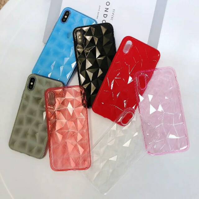 Softcase Diamond Warna-Warni OPPO A71 / F3 / F5 samsung A5 2018/ A7 2018