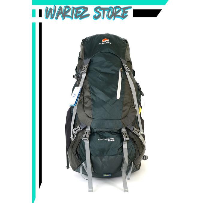 Tas Gunung Dkk. Tas Gunung Sunature Futura Pro 60 Over 5 Liter 9182 Tas Carrier 65L - Abu-Abu Produk