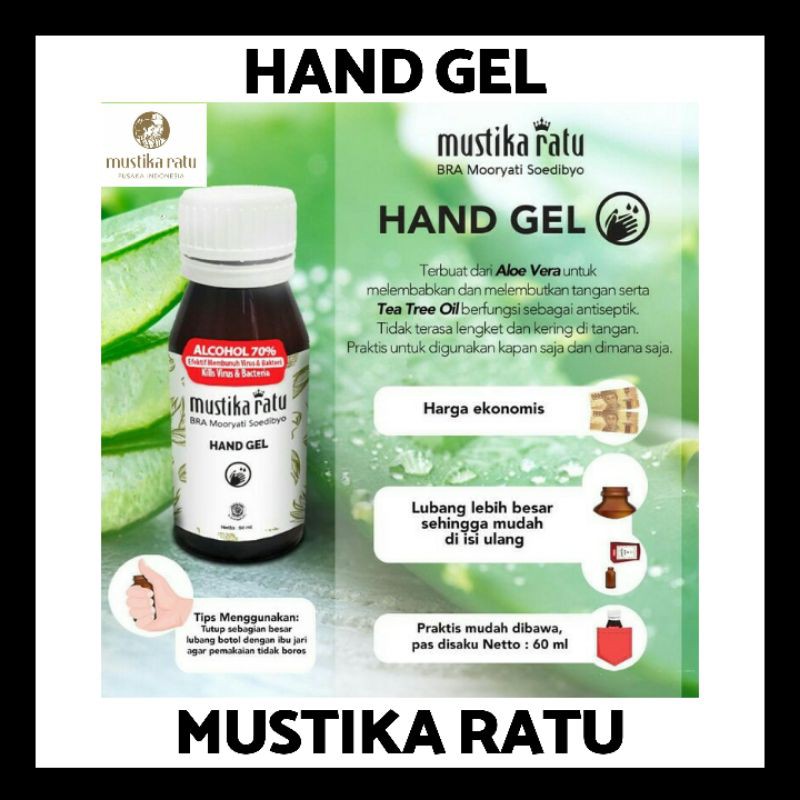 HAND GEL HAND SANITIZER MUSTIKA RATU