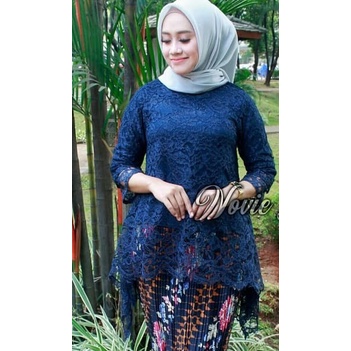 HANYA ATASAN SAJA JUMBO (ATASAN KEBAYA BRUKAT RINJANI) atasan kebaya brukat rinjani/kebaya brukat modern terbaru varian warna ukuran kecil sampe jumbo cocok untuk acara pernikahan dan wisuda