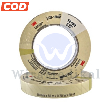 Autoclave Tape indicator steam 0.5inch 3/4inch 3M - Autoclave Tape 3M 1322 Indicator Steam 18mm X 55 meter