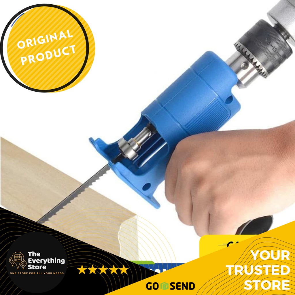 Handsaw Osell 3IN1 Adaptor Bor Gergaji