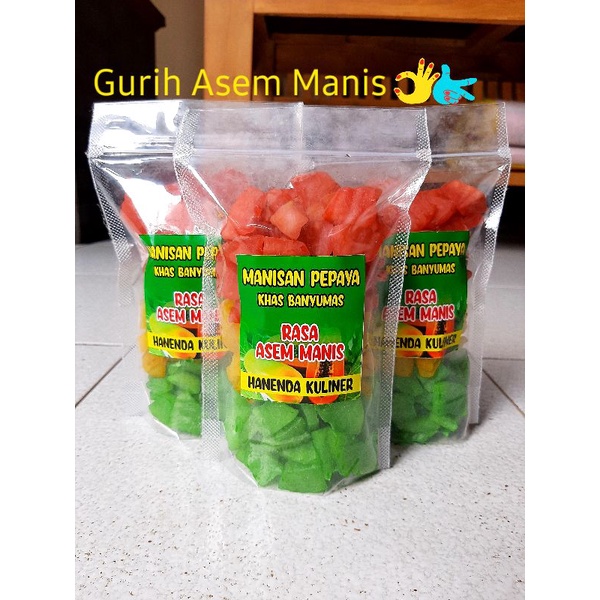 

Manisan pepaya khas Banyumas 250 gr