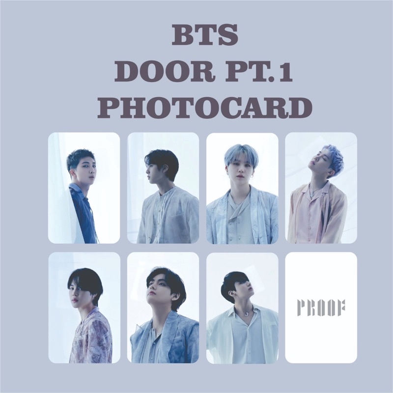 PHOTOCARD BTS PROOF CONCEPT FREE PHOTOCARD HOLDER