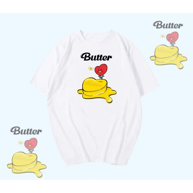 T-SHIRT TUMBLR TEE UNISED PREMIUM BUTTER BTS