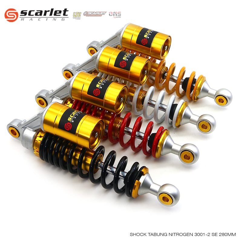 SHOCKBREAKER BELAKANG VARIASI TABUNG NITROGEN UKURAN 280MM MOTOR BEBEK YAMAHA JUPITER Z