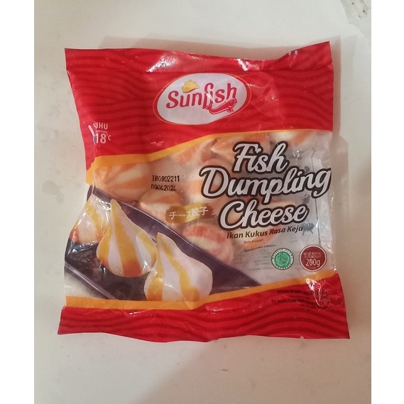 

FROZENFOOD SUNFISH DUMPLING CHEESE 200gr SUKI|OLAHAN IKAN