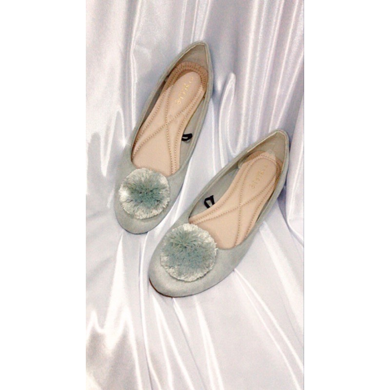 VINCCI FLATSHOES ORIGINAL POM POM SEPATU MURAH asli flat shoes