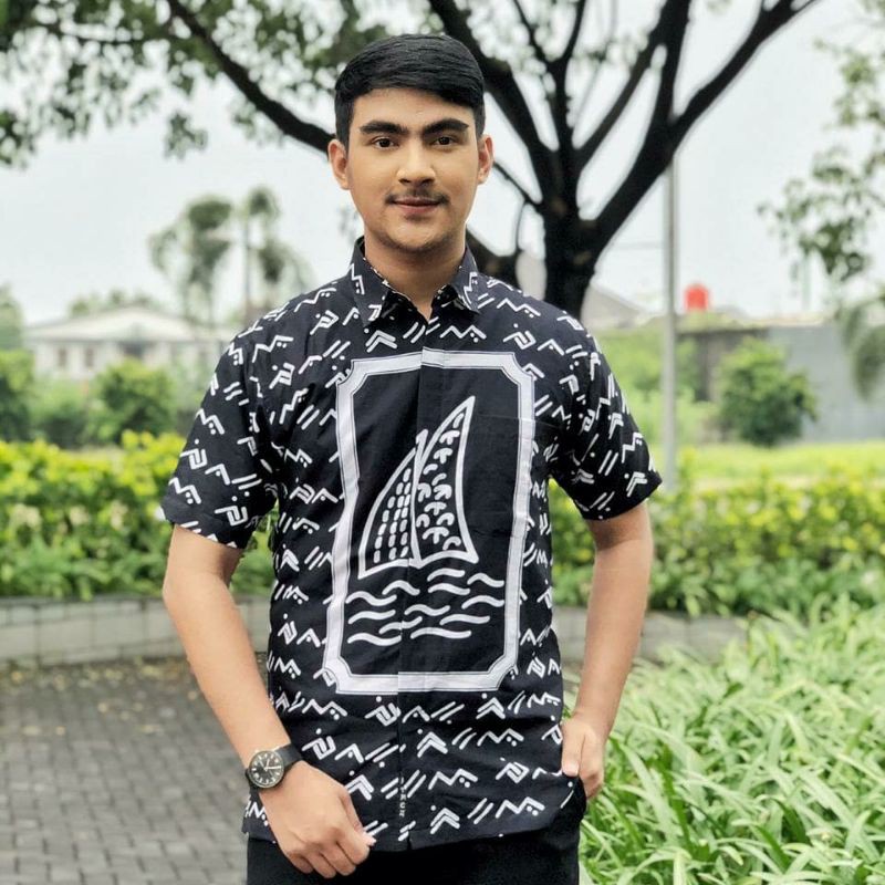 BATIK KODE PZ1 & PZ2 | LONTARA | Kemeja Batik Pria By BATIK LANANG - Batik Khas Makassar