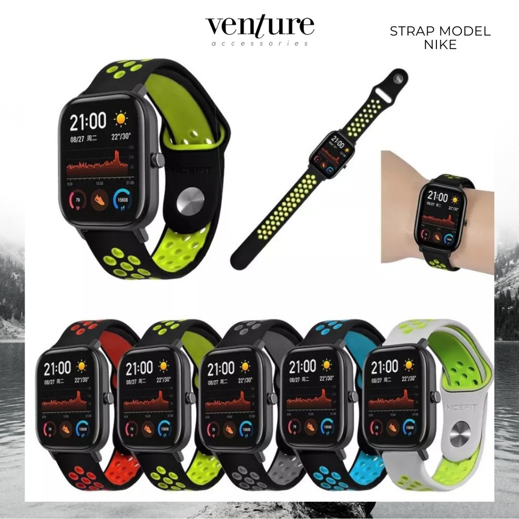 TALI JAM STRAP XIAOMI HUAMI AMAZFIT GTS / BIP 20MM MODEL NIKE