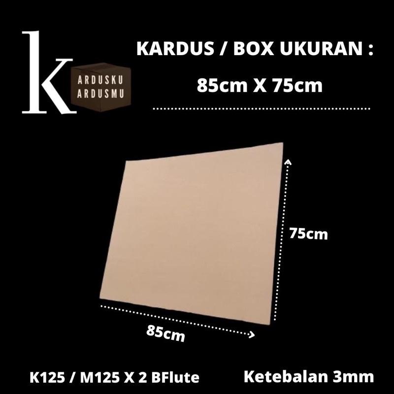 

KARDUS LEMBARAN / SHEET LEMBARAN UK 85x75cm