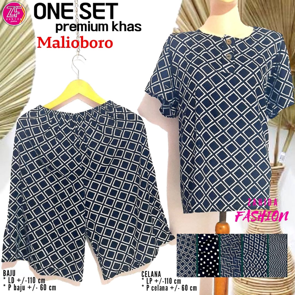 setelan baju tidur unisex / setelan piyama wanita dan pria premium khas malioboro jogja size XL (pil