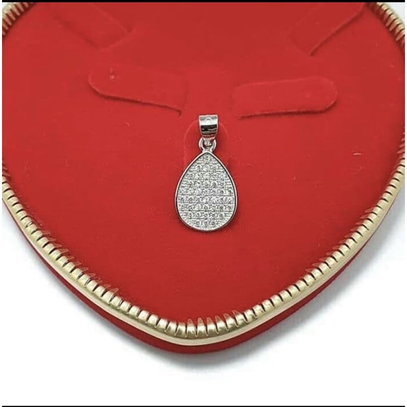 Liontin perak 925 lapis emas putih liontin pria liontin wanita perak 925 SL104