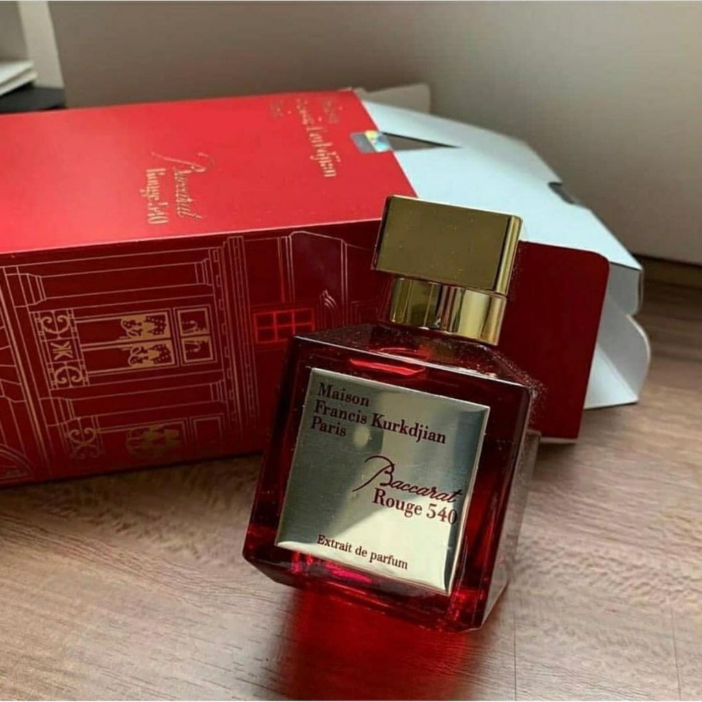 PARFUME PARFUM UNISEX BAC**RAT RED ROUGE MERAH 540 EXTRAIT DE PARFUM 70ML ORI SINGAPORE