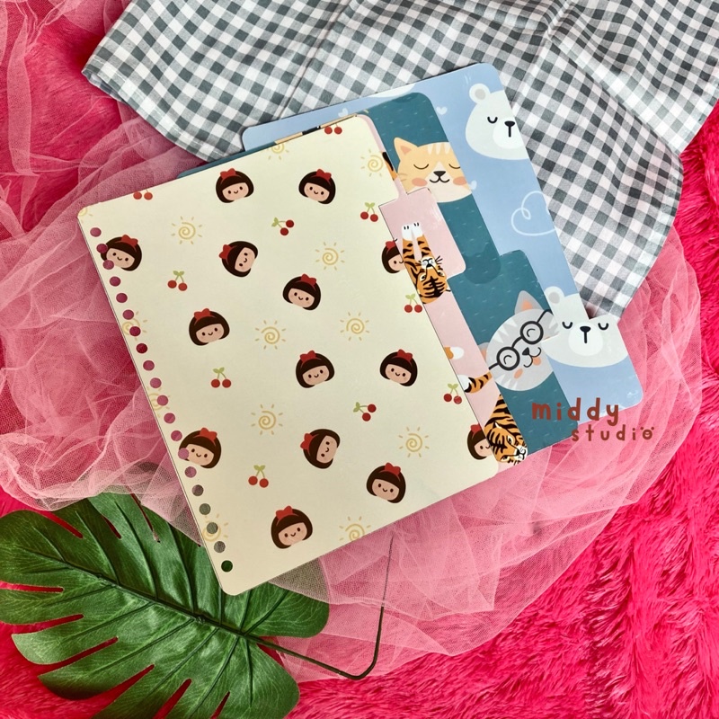 

PEMBATAS BINDER MOTIF LUCU READY STOCK 6r,20r,26r - A6/A5/B5/A5 6ring DAPAT 4 LEMBAR