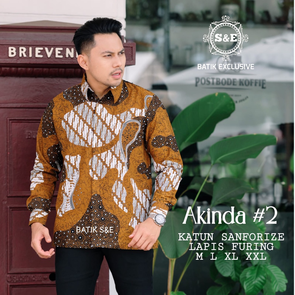 KEMEJA BATIK HIJAU LUMUT batik pria lengan panjang modern kemeja batik premium SE BATIK