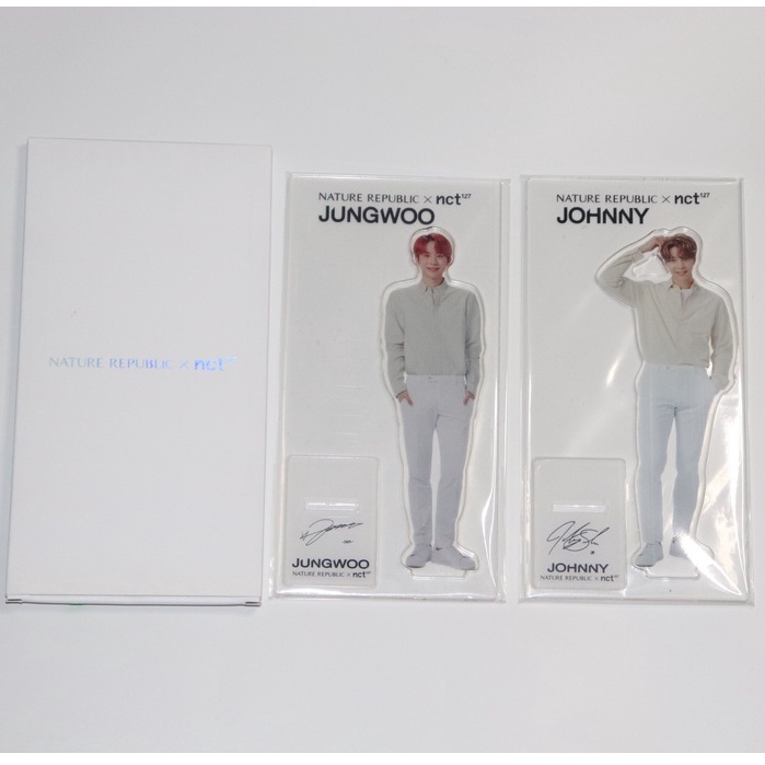NCT 127 X NATURE REPUBLIC Standee Casual Ver Arcylic (Johnny, Jongwoo)