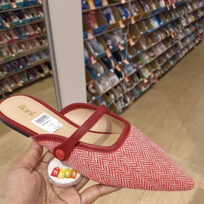 PAYLESS FLATSHOES - TWEED MULE BLUSH 196189 BY FIONI