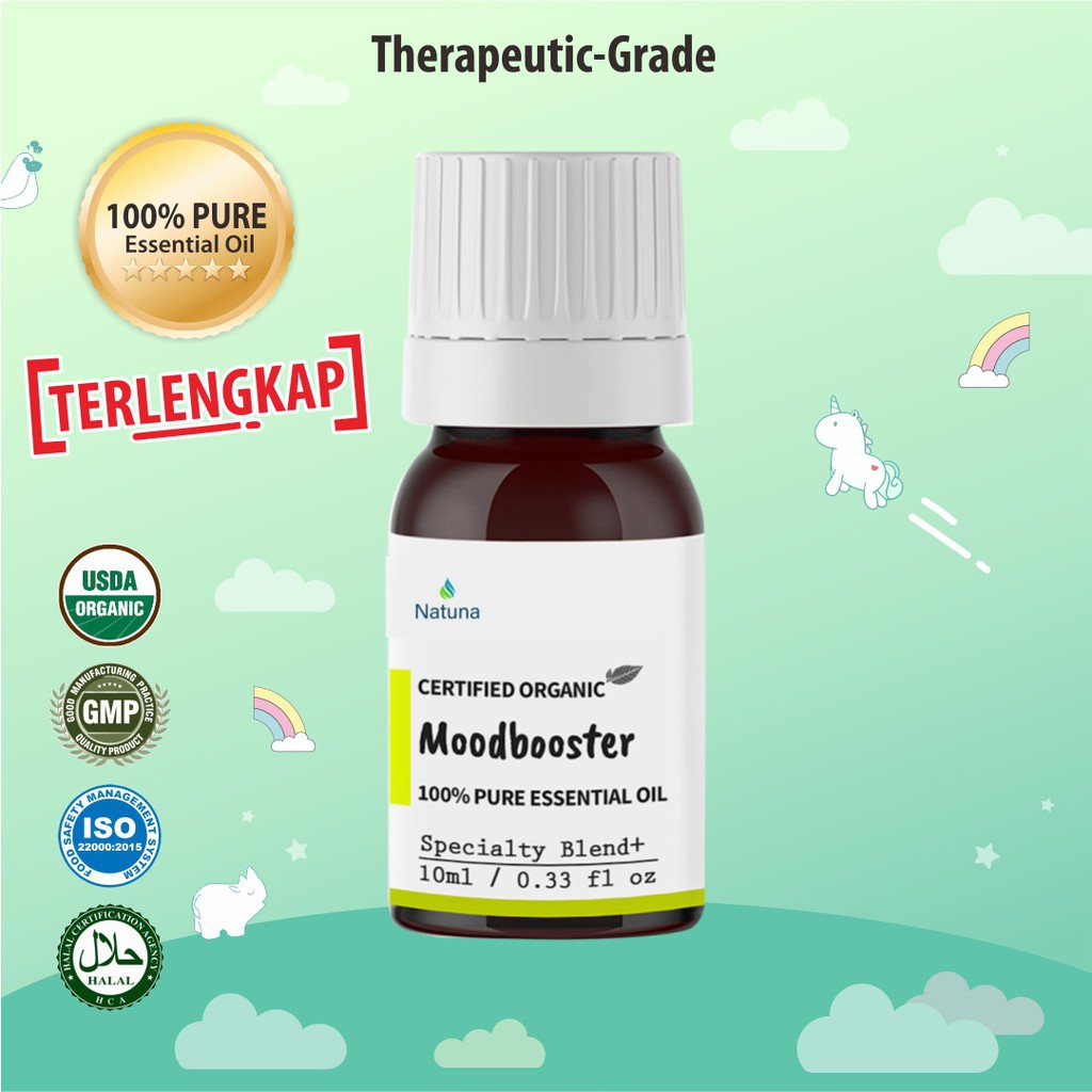 Natuna Moodbooster Essential Oil Minyak Essensial Atsiri Aroma Terapi EO Diffuser Difuser Humidifier
