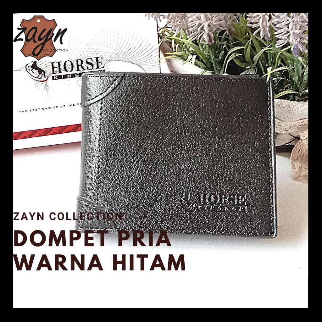 Promo Dompet Kulit Pria Import Horse Imperial Model Lipat Pendek Leather Kulit Premium Cokelat