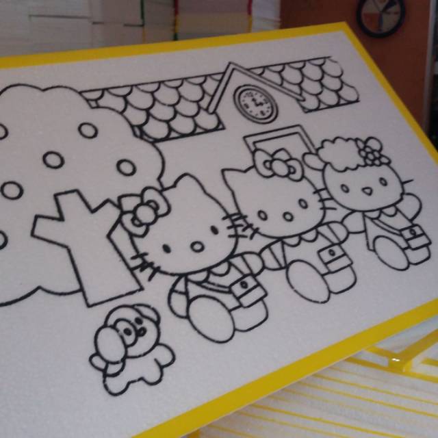 

Sturofoam lukis ada list ukuran 33x50x1cm ISI 50 LEMBAR