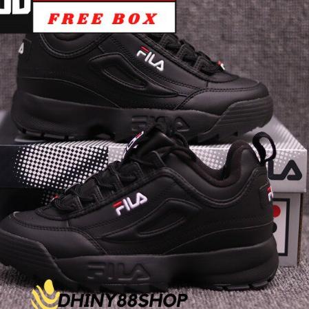 fila sneakers black