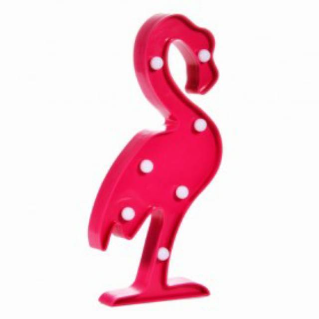 Lampu Dekorasi Marquee Light LED - Model Flamingo - Nanas - Kaktus